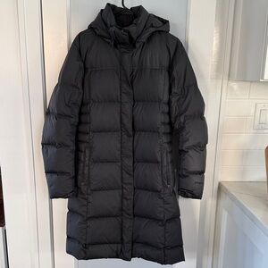 Patagonia Women’s Down With It Long Parka, Black, Large